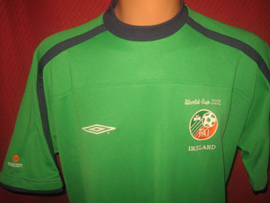 Ireland training shirt World Cup 2002 size XL