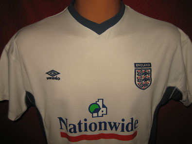England training shirt 2001-2003 size M