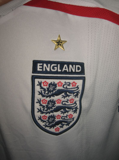 England home shirt 2007-2009 size XL